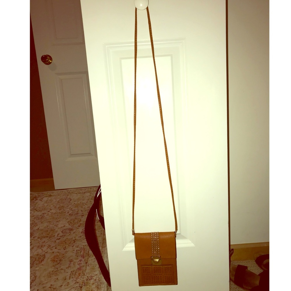 Brown Crossbody Purse / Phone Holder